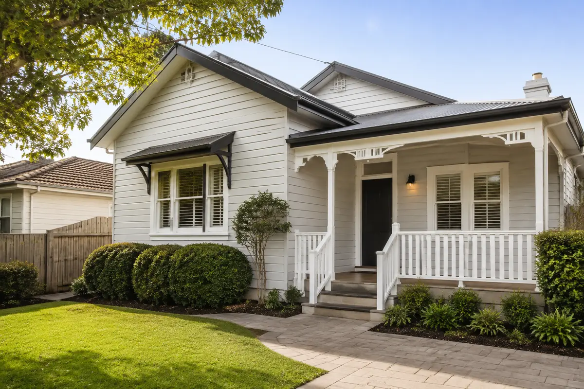 Exterior property maintenance at a Melbourne home